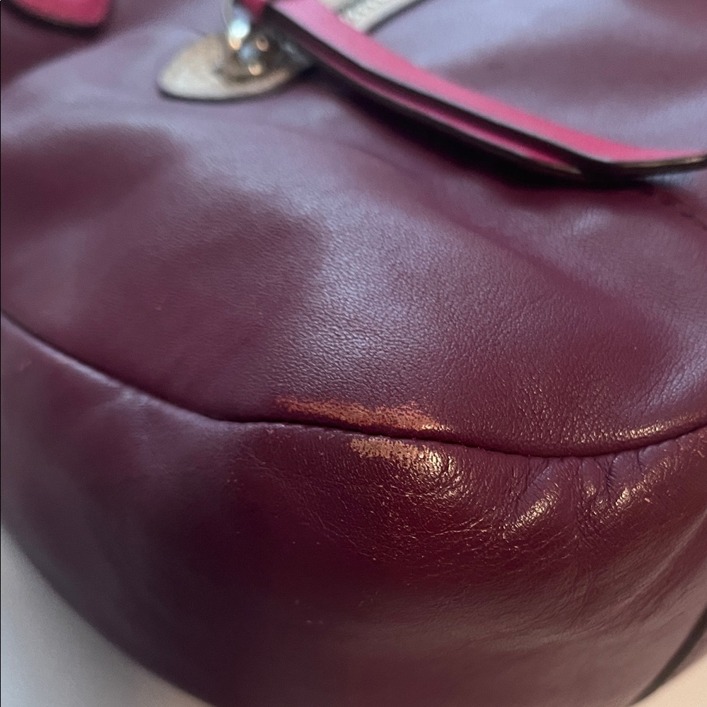 Coach Daisy Spectator Mia F23911 Crossbody Tote Bag in Purple & Pink Leather - Picture 8 of 15